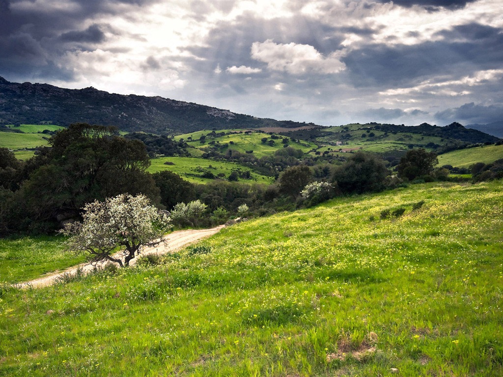 Mountain Valley Landscape wallpaper (2) #20 - 1024x768