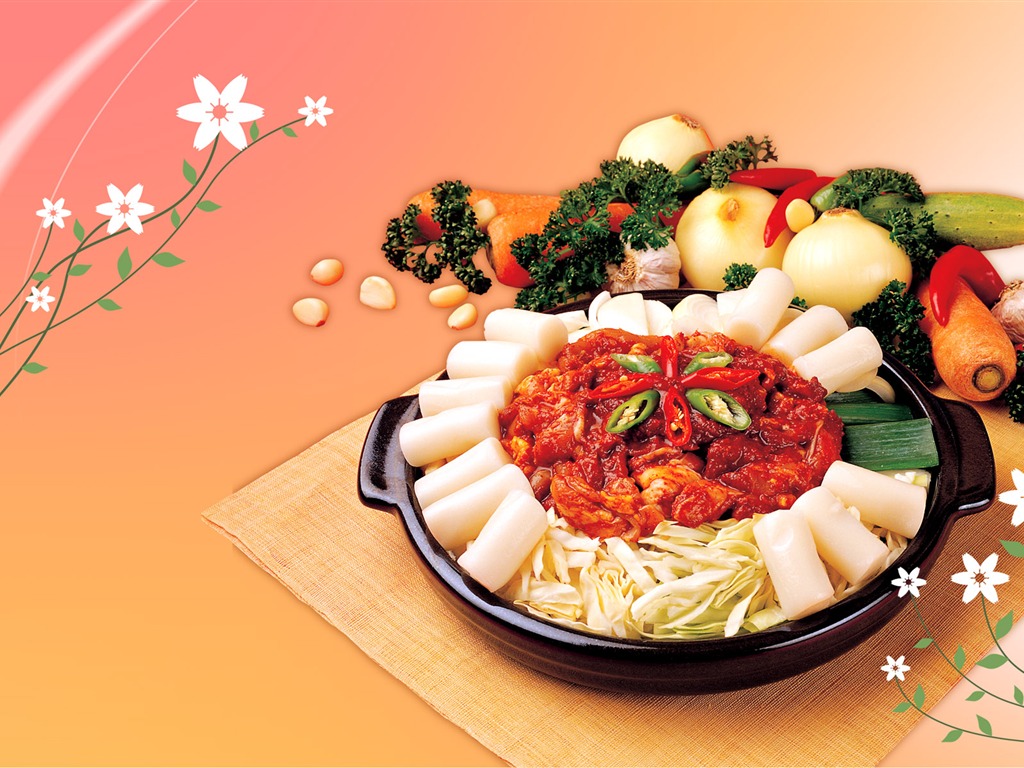 美食大餐 壁紙(12) #7 - 1024x768