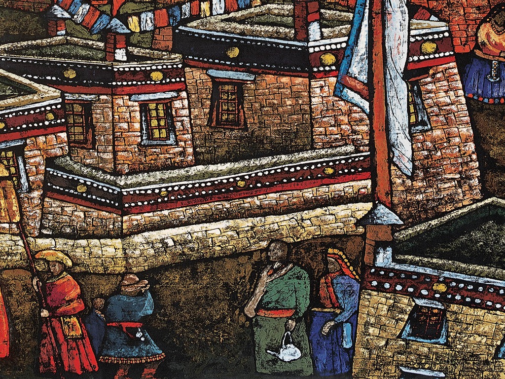 Cheung Pakistan print tibetischen Wallpaper (1) #19 - 1024x768