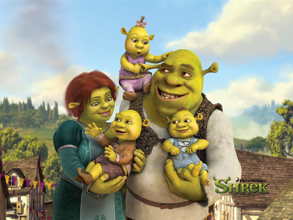 Shrek Forever After 怪物史萊克4 高清壁紙 #1 - 1024x768