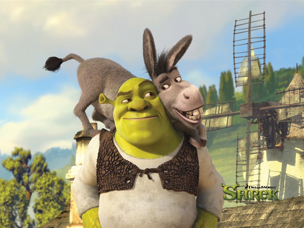 Shrek Forever Po wallpaper HD #2 - 1024x768