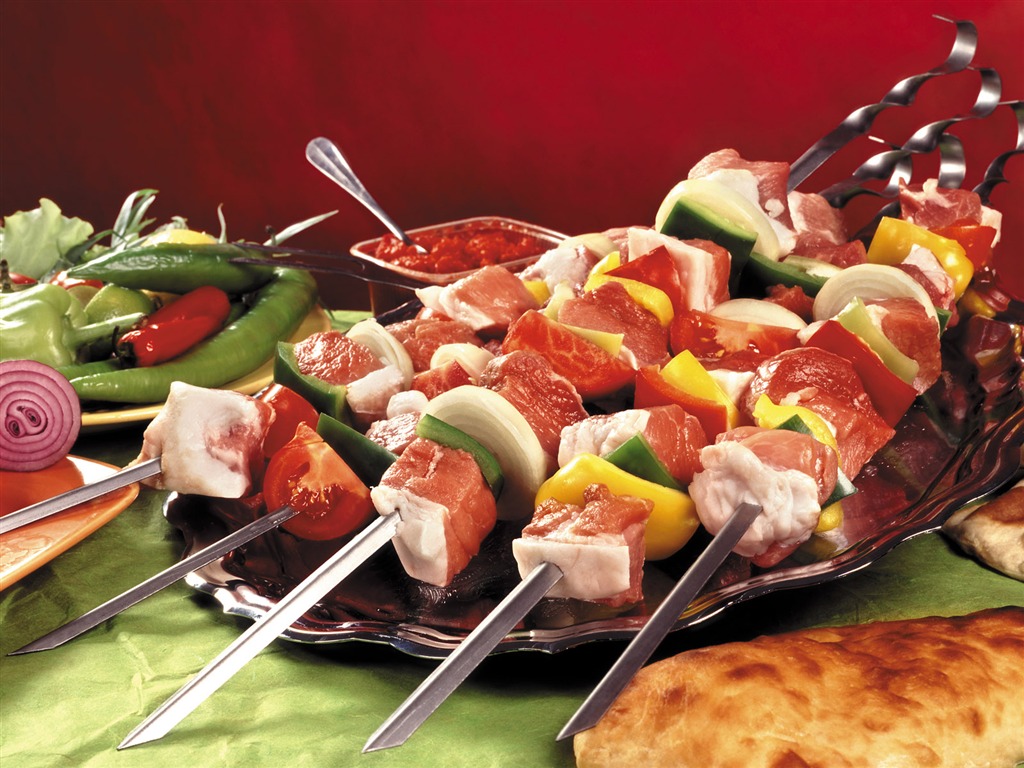 Delicious barbecue tapety (5) #16 - 1024x768