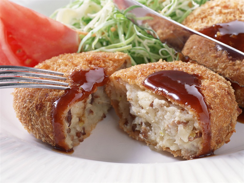 Gourmet večeře tapety (13) #1 - 1024x768