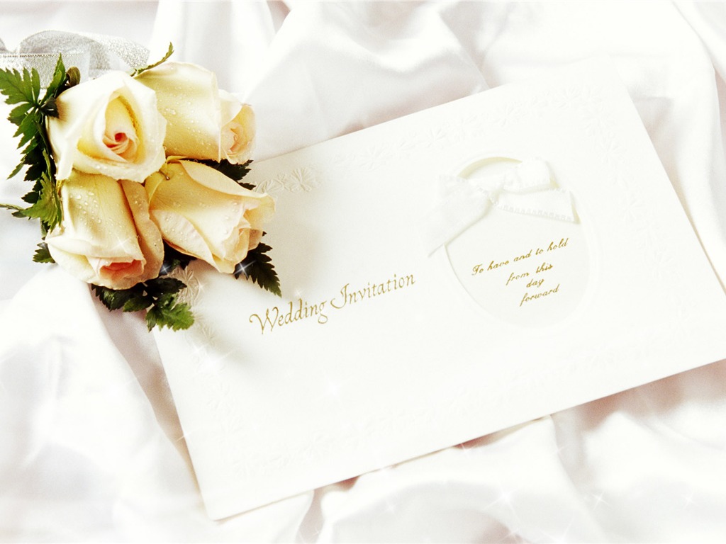 婚礼与鲜花 壁纸(一)6 - 1024x768