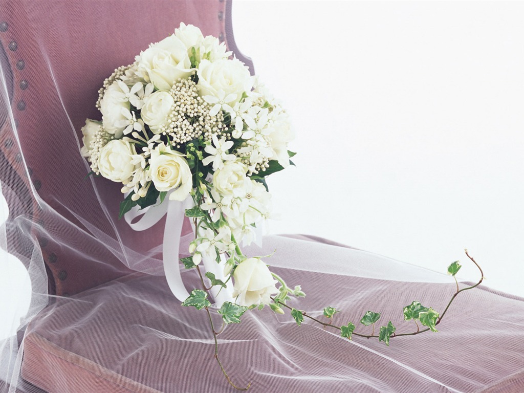 결혼식과 꽃 벽지 (1) #7 - 1024x768