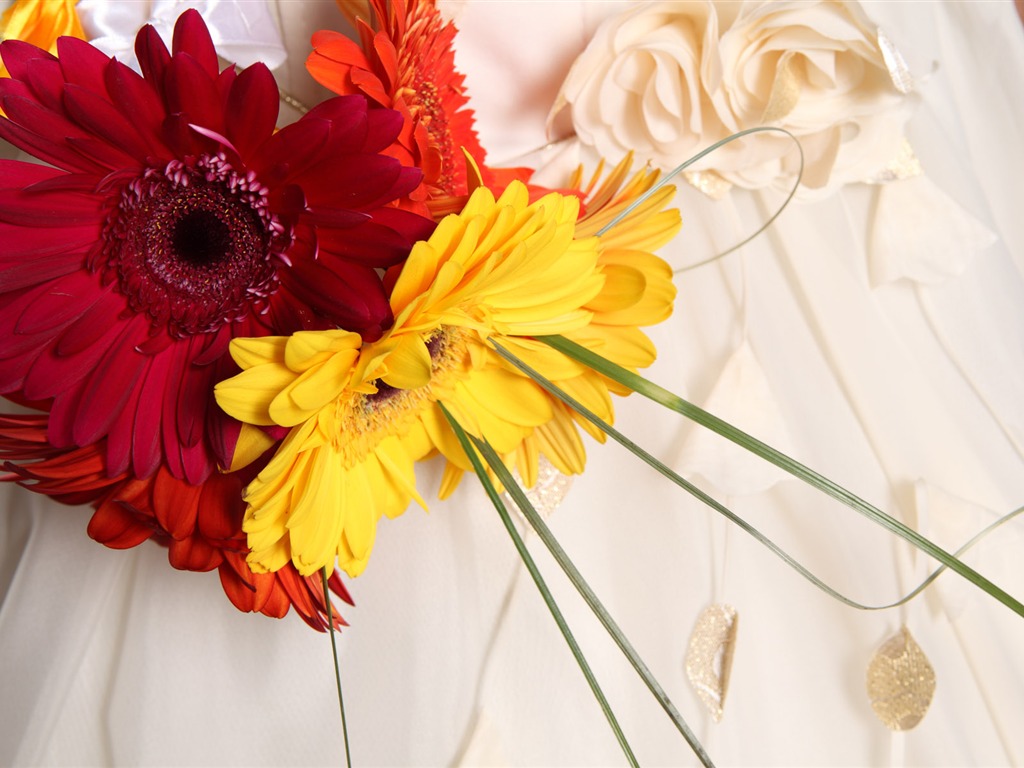 Svatby a květiny tapety (2) #8 - 1024x768