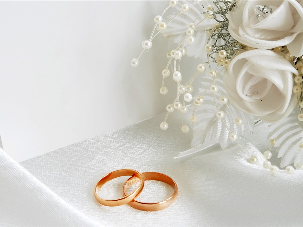 Weddings and wedding ring wallpaper (2) #4 - 1024x768