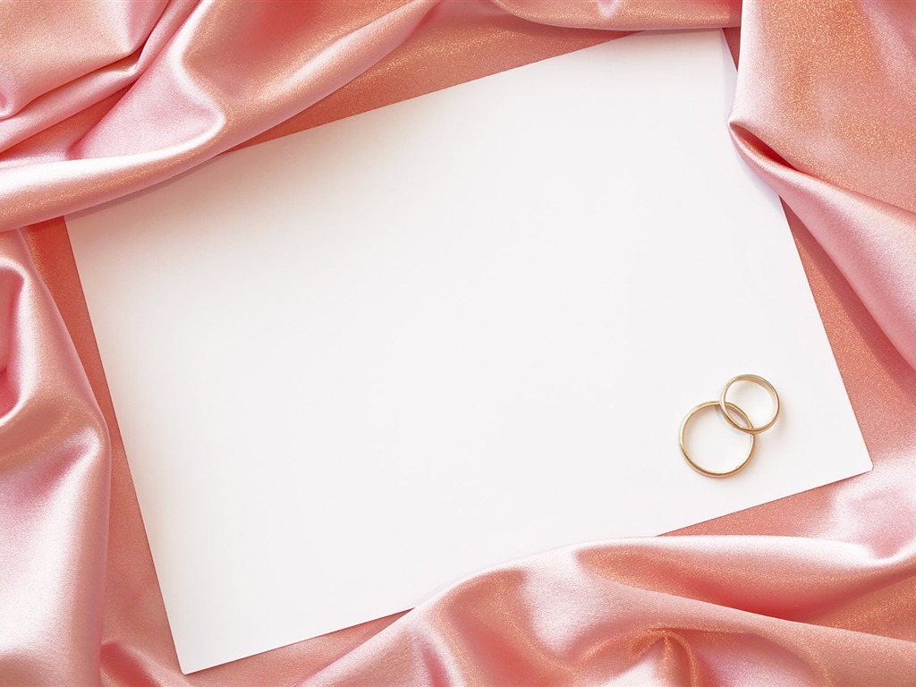 Свадьбы и свадебные кольца обои (2) #8 - 1024x768