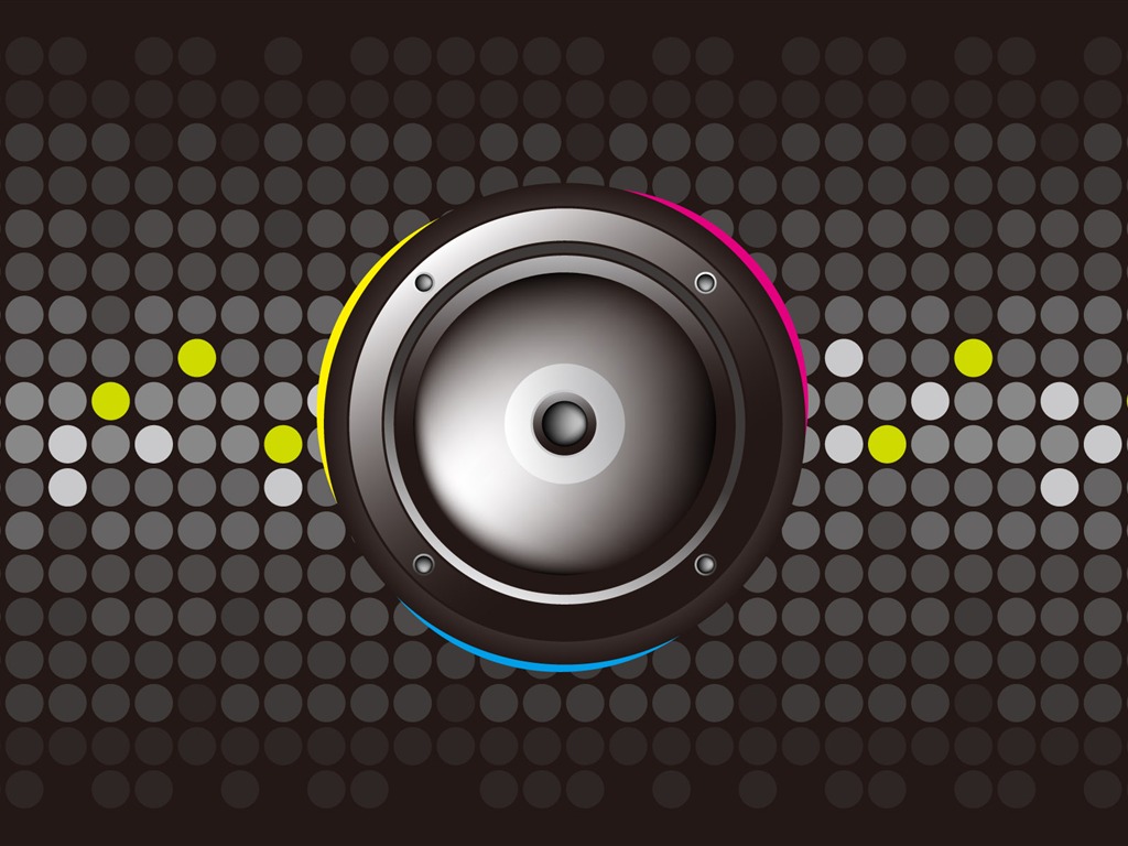 Vector musical theme wallpapers (4) #7 - 1024x768