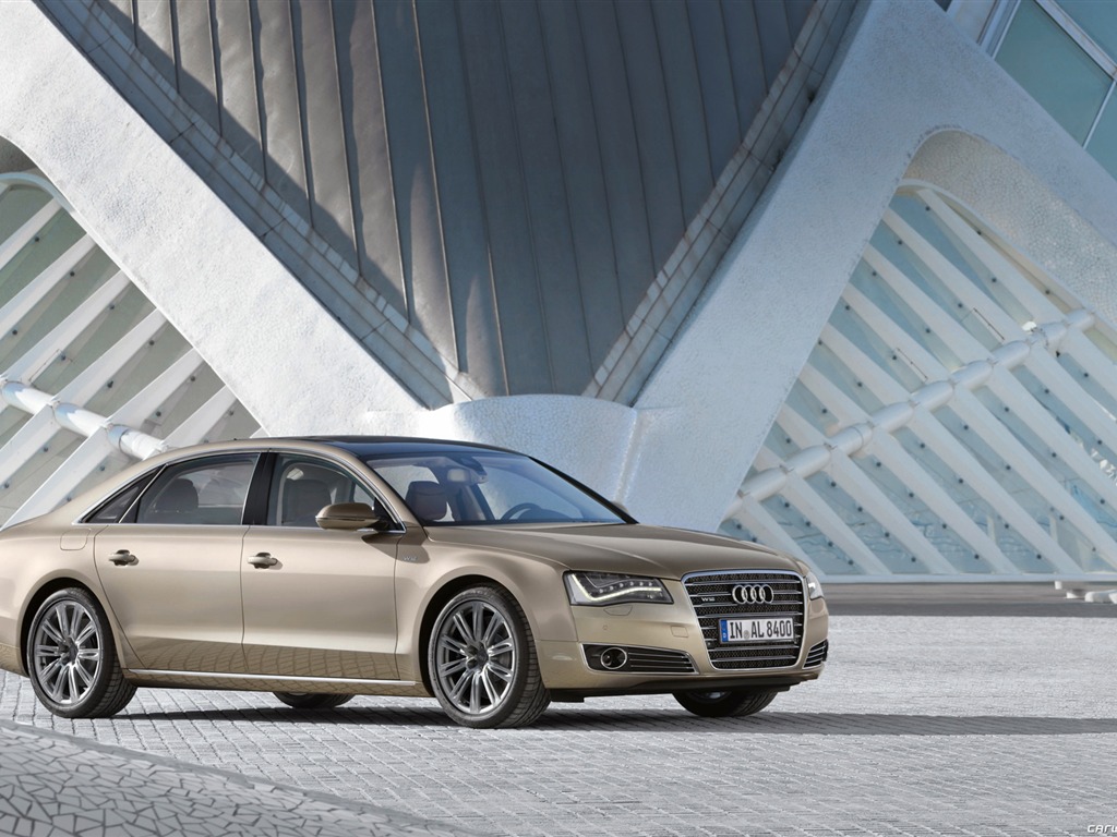 Audi A8 L W12 Quattro - 2010 HD tapetu #4 - 1024x768