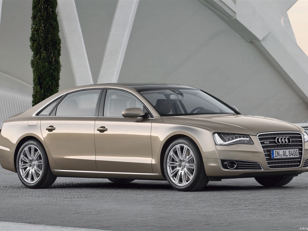 Audi A8 L W12 Quattro - 2010 HD tapetu #11 - 1024x768