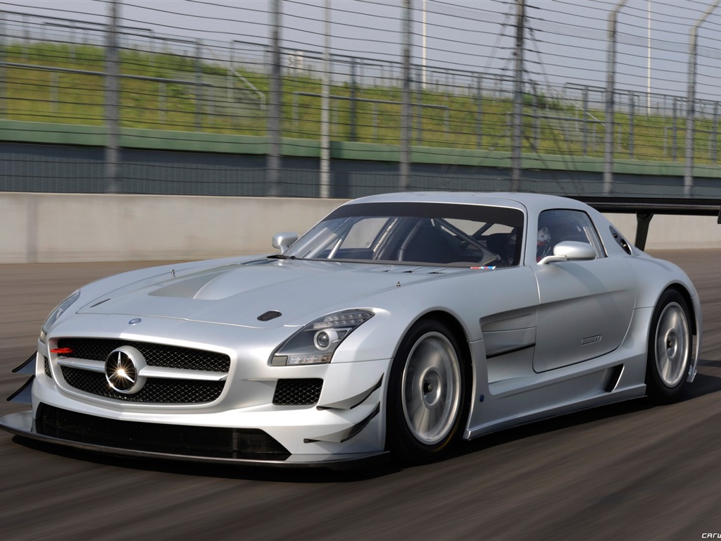 メルセデスベンツSLSのAMGのGT3を - 2010のHDの壁紙 #8 - 1024x768
