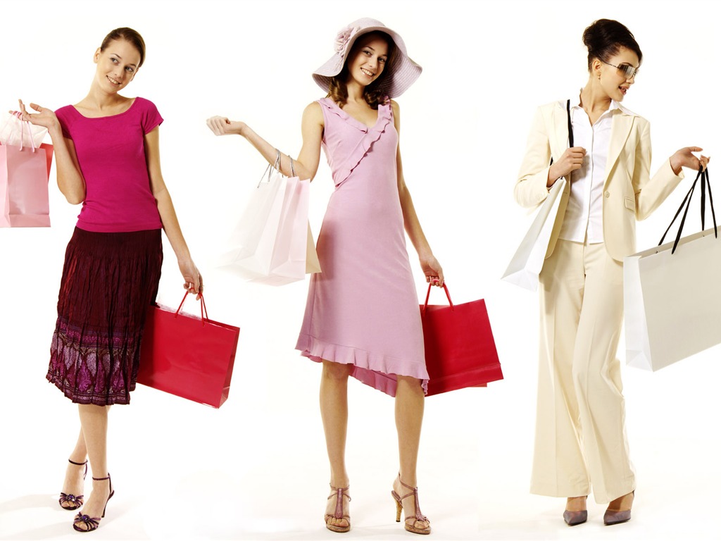 Shopping female HD Wallpaper (1) #20 - 1024x768