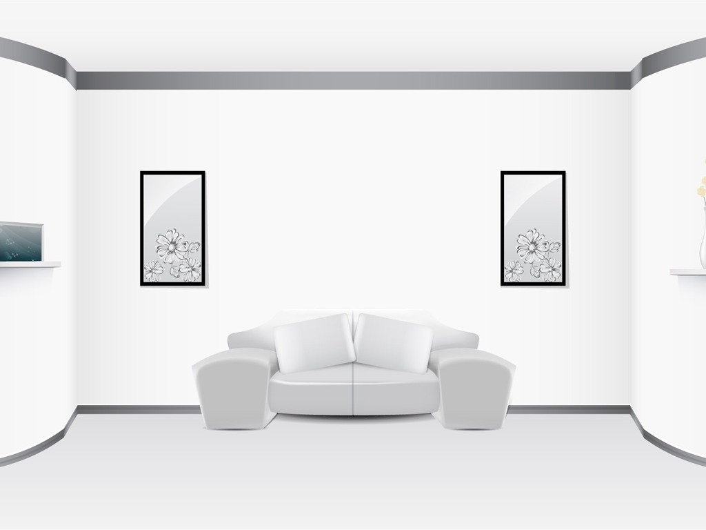 Vector home wallpaper (3) #9 - 1024x768