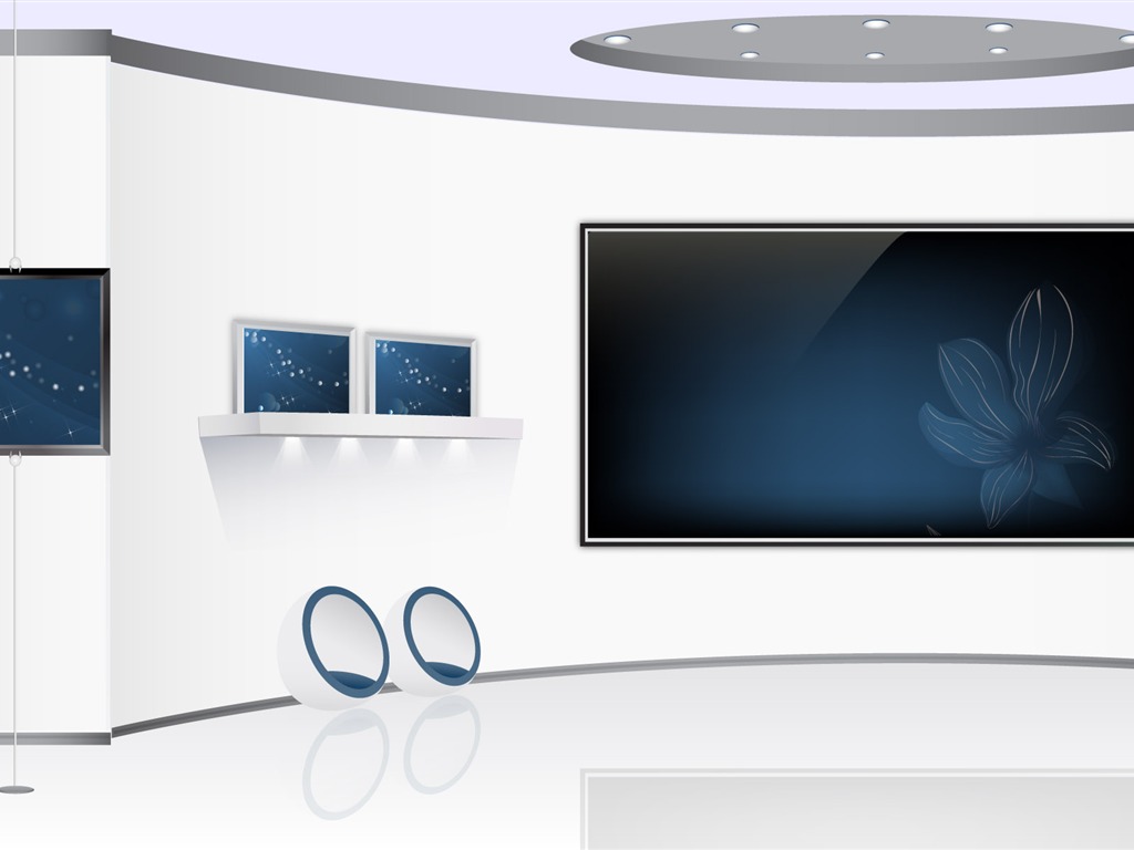 Vector home wallpaper (4) #20 - 1024x768
