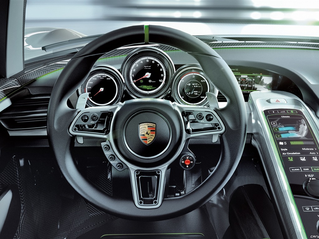 Concept Car Porsche 918 Spyder - 2010 fonds d'écran HD #10 - 1024x768