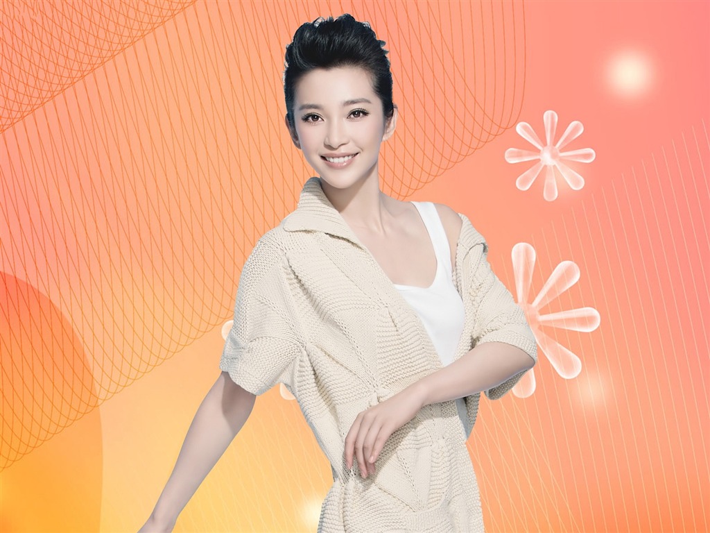 Li Bingbing beau fond d'écran #5 - 1024x768