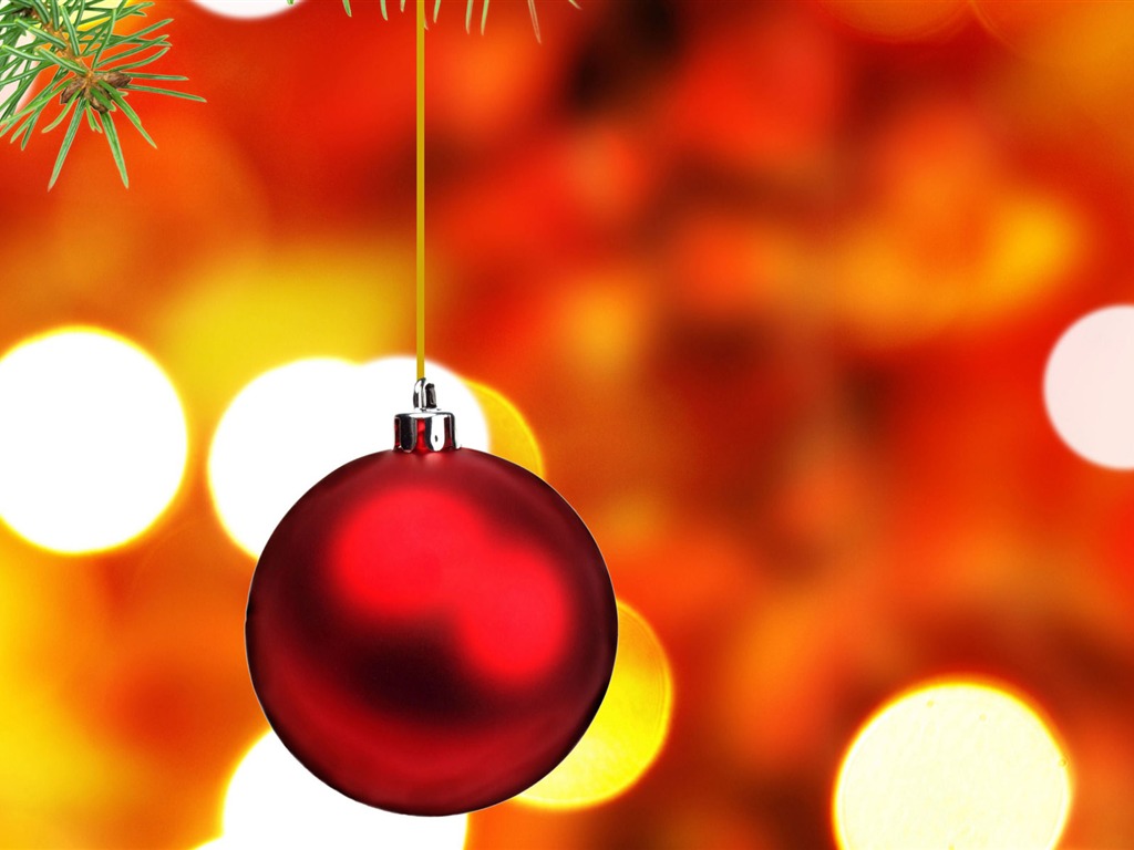 Christmas balls wallpaper (1) #7 - 1024x768