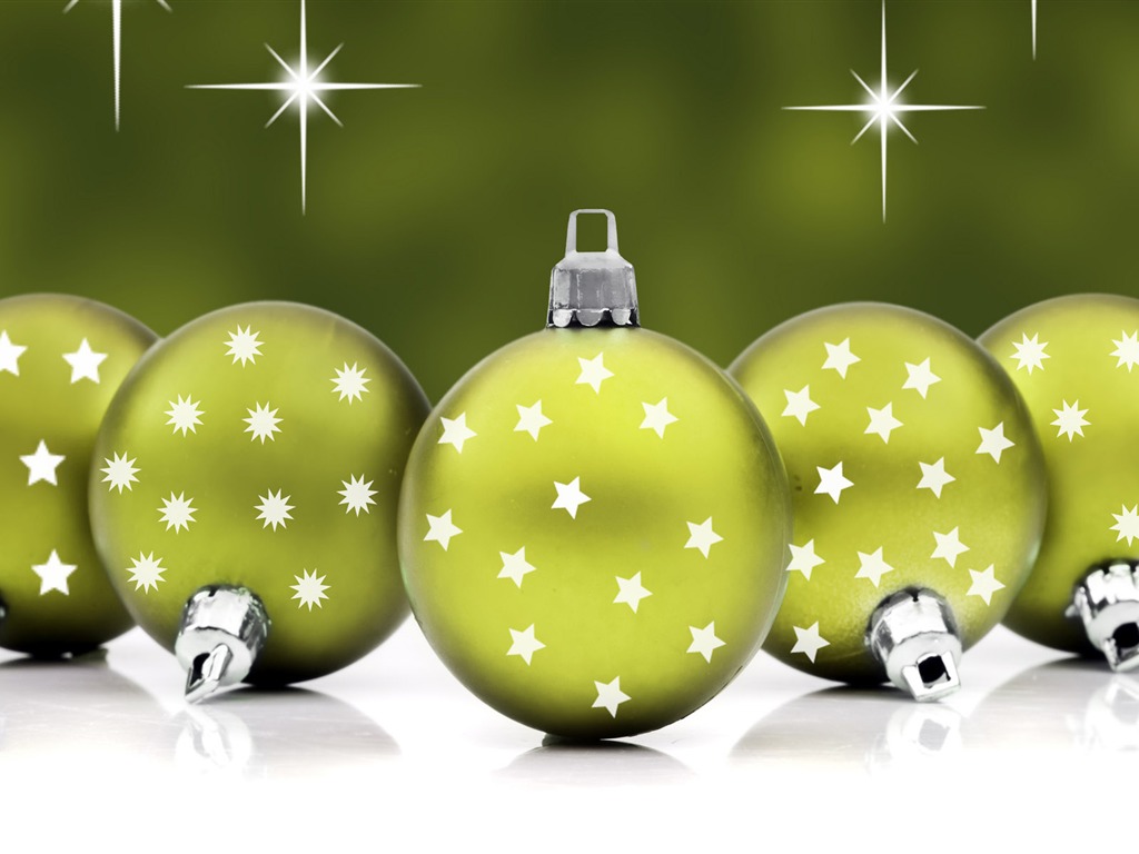 Christmas balls wallpaper (1) #19 - 1024x768