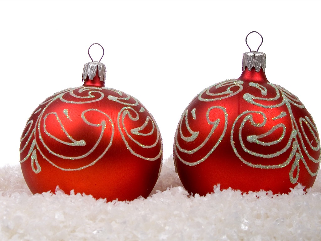 Christmas balls wallpaper (3) #15 - 1024x768