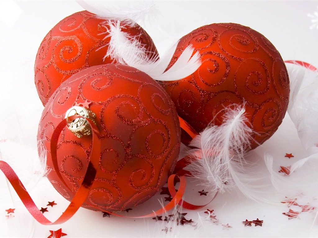 Christmas balls wallpaper (6) #18 - 1024x768