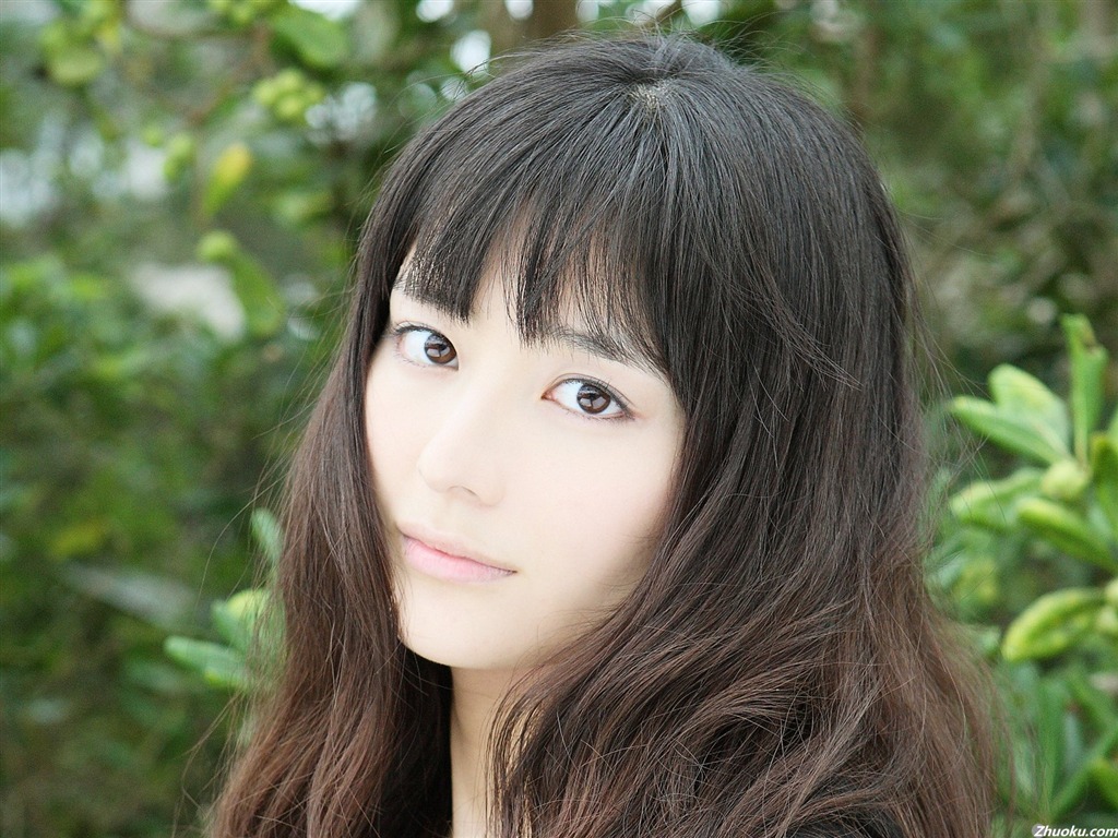 Harada Natsuki hermoso fondo de pantalla #1 - 1024x768