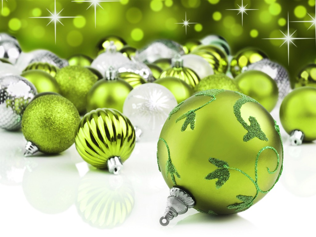 Christmas balls wallpaper (7) #17 - 1024x768