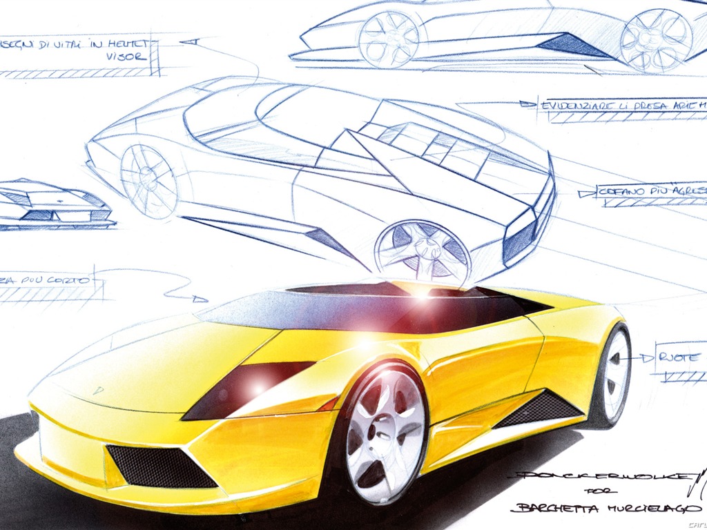 Lamborghini Murciélago Roadster - 2004 fondos de escritorio de alta definición #43 - 1024x768