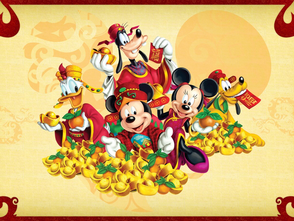 Disney bande dessinée Mickey Fond d'écran (1) #3 - 1024x768