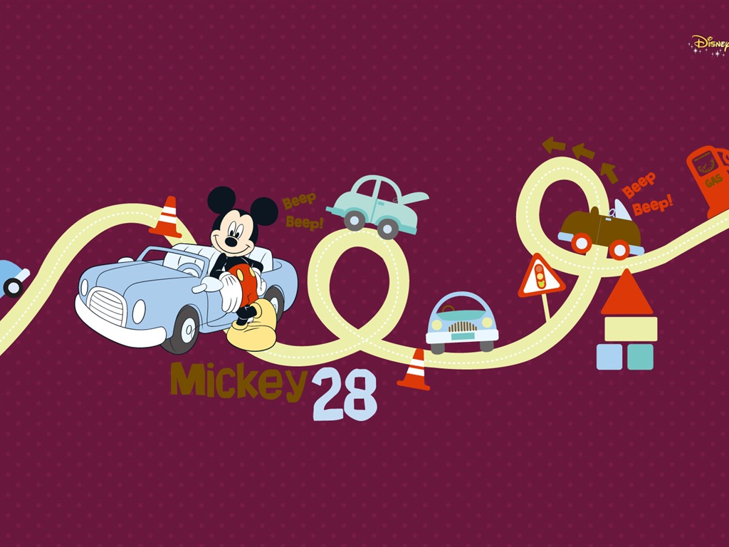Fondo de pantalla de dibujos animados de Disney Mickey (2) #9 - 1024x768