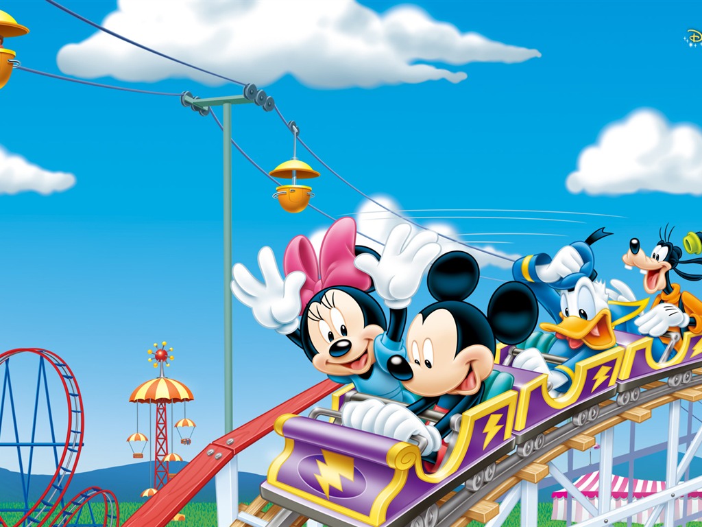 Disney bande dessinée Mickey Fond d'écran (4) #3 - 1024x768