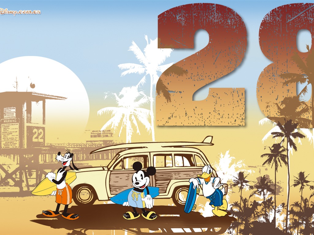 Disney bande dessinée Mickey Fond d'écran (4) #12 - 1024x768