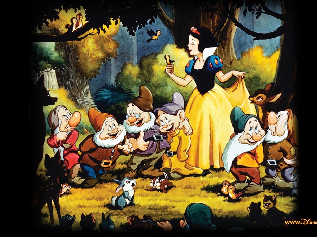 Princezna Disney karikatury tapety (1) #5 - 1024x768