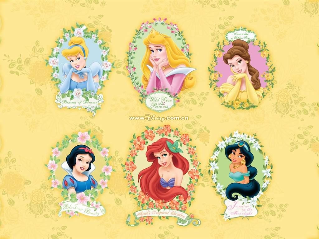 Princezna Disney karikatury tapety (1) #10 - 1024x768