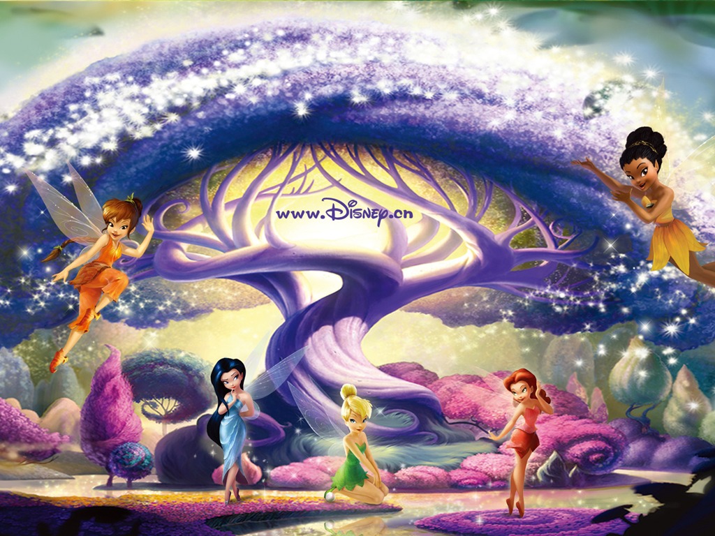 Princess Disney cartoon wallpaper (2) #3 - 1024x768