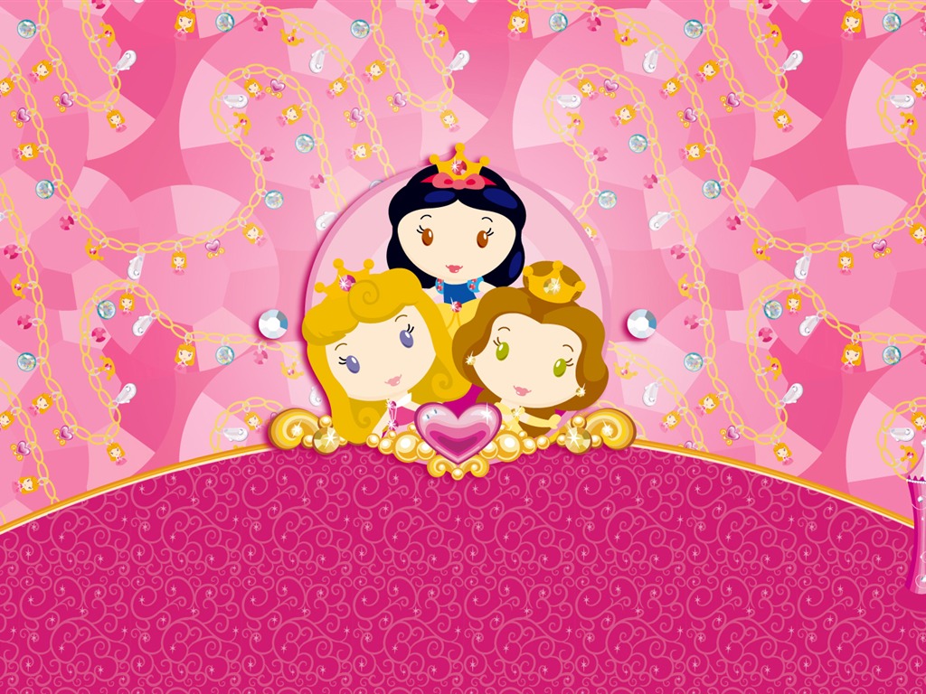 Princess Disney cartoon wallpaper (2) #7 - 1024x768