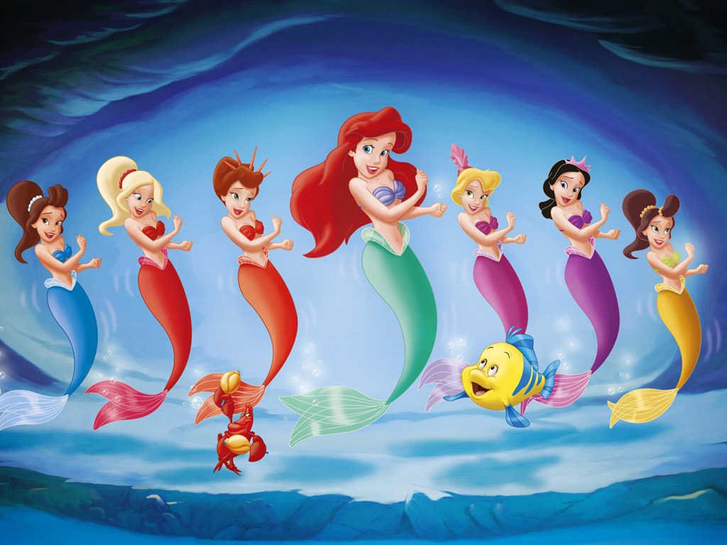 Princess Disney cartoon wallpaper (2) #18 - 1024x768