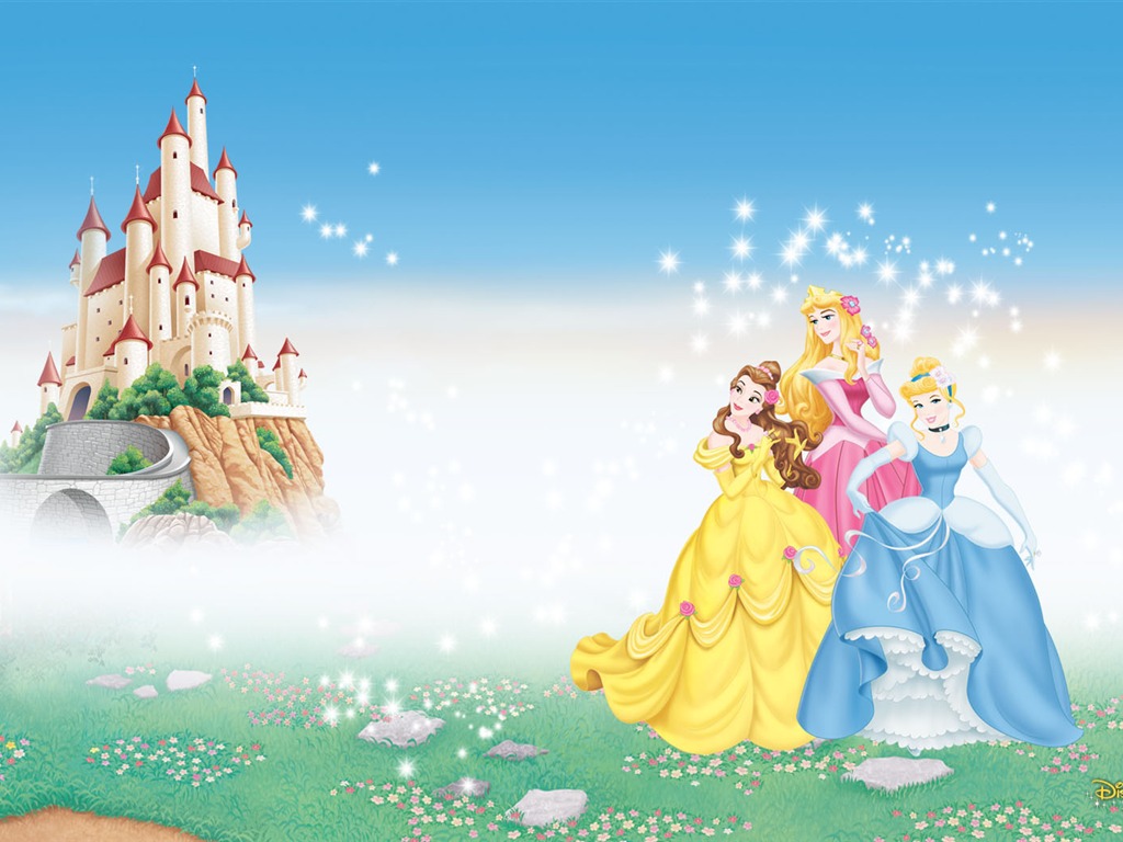 Princess Disney cartoon wallpaper (3) #11 - 1024x768