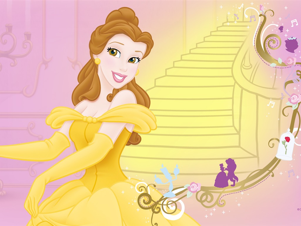 Princess Disney cartoon wallpaper (3) #12 - 1024x768