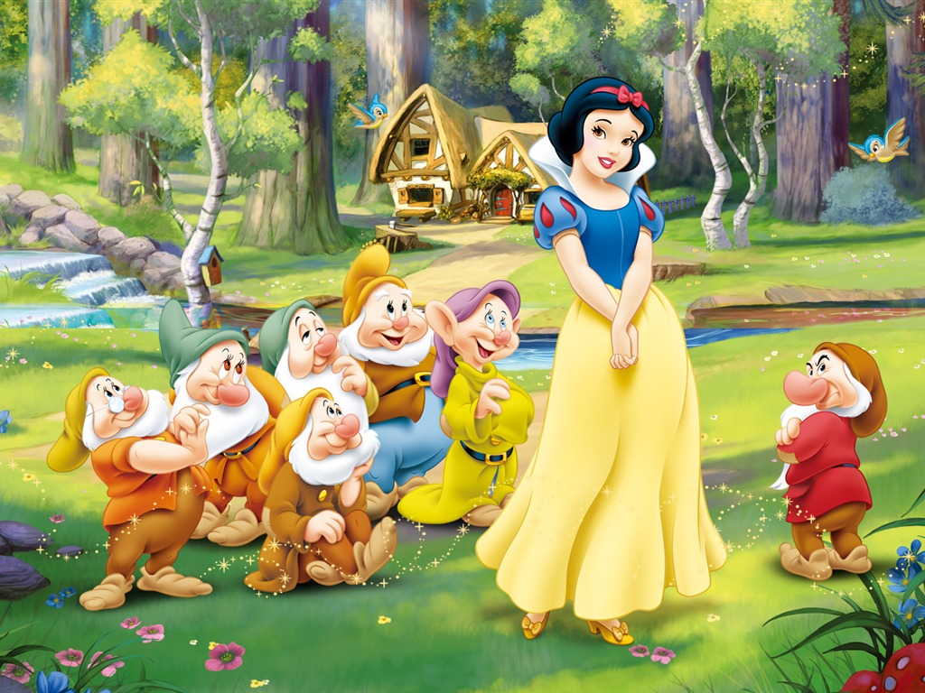 Princess Disney cartoon wallpaper (4) #1 - 1024x768
