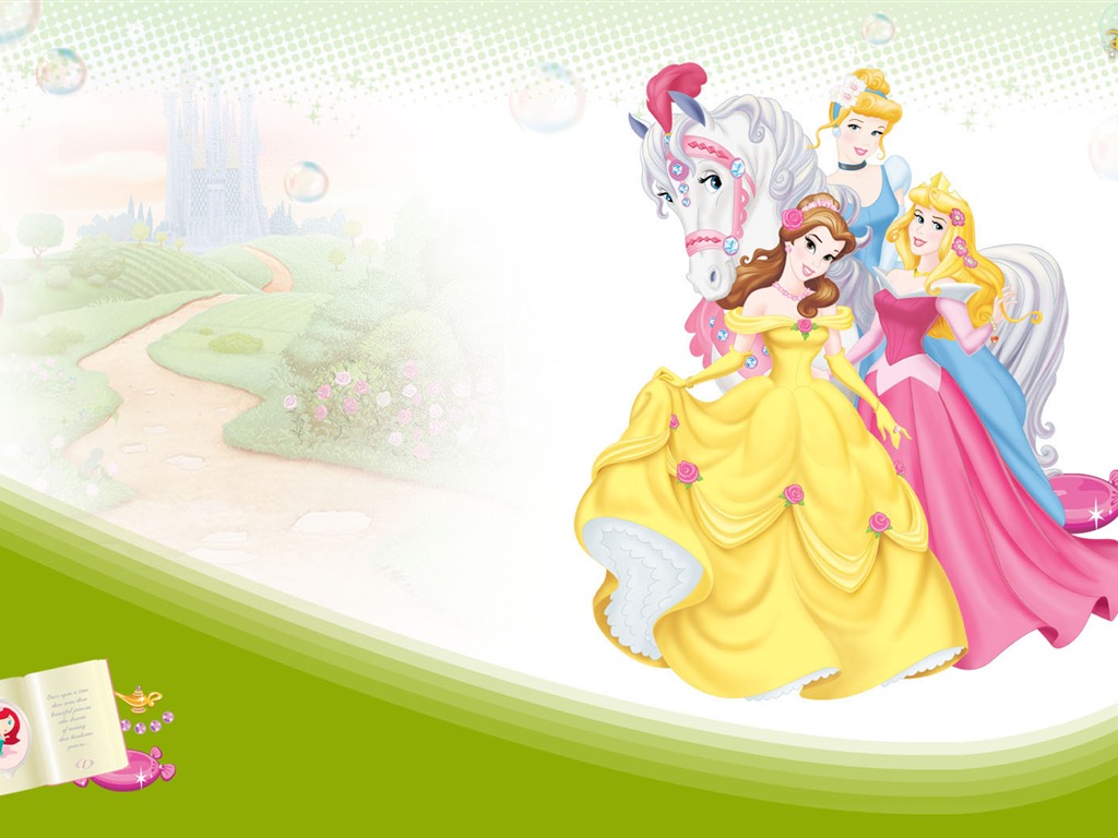 Princess Disney cartoon wallpaper (4) #2 - 1024x768
