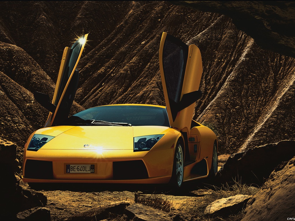 Lamborghini Murcielago - 2001 兰博基尼(一)5 - 1024x768