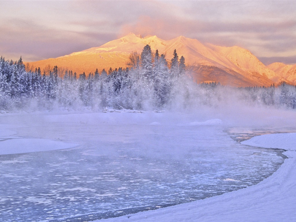 寬屏雪景 壁紙(三) #8 - 1024x768