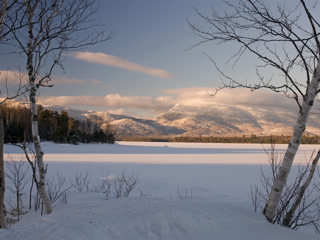 寬屏雪景 壁紙(四) #3 - 1024x768