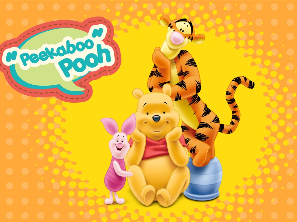 Walt Disney de dibujos animados de Winnie the Pooh fondo de pantalla (1) #12 - 1024x768