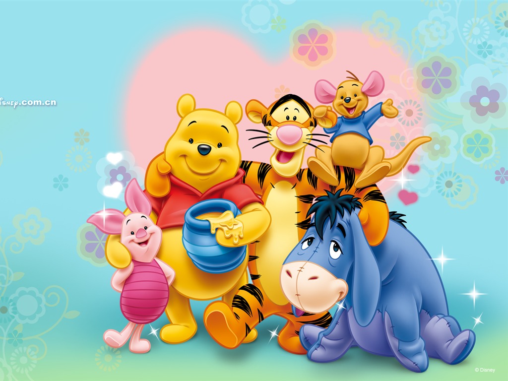 Walt Disney de dibujos animados de Winnie the Pooh fondo de pantalla (1) #24 - 1024x768