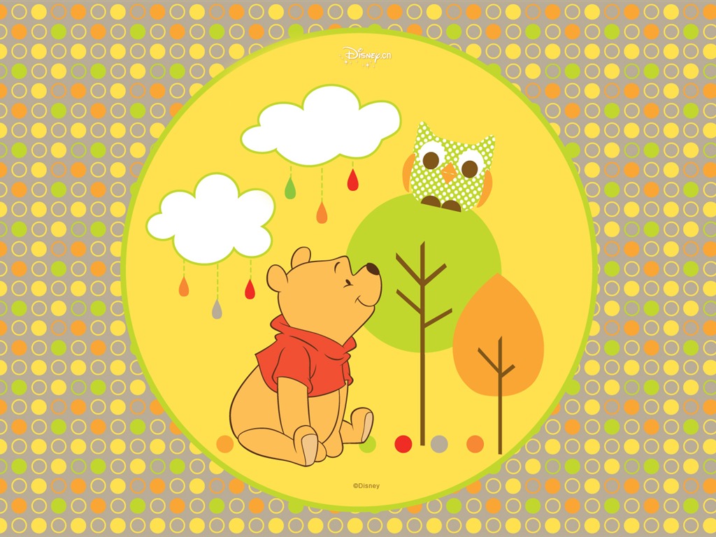 Walt Disney de dibujos animados de Winnie the Pooh fondo de pantalla (2) #5 - 1024x768