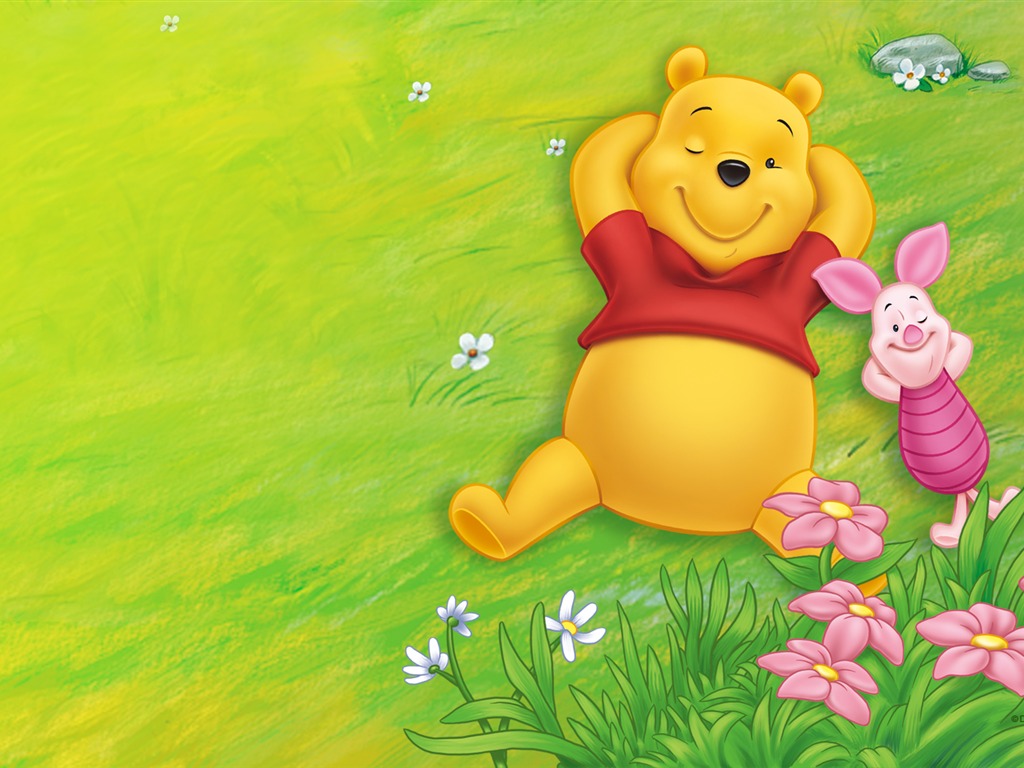 Walt Disney de dibujos animados de Winnie the Pooh fondo de pantalla (2) #8 - 1024x768