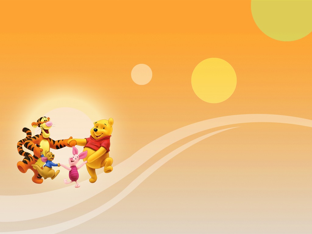 Walt Disney Zeichentrickfilm Winnie the Pooh Tapete (2) #17 - 1024x768