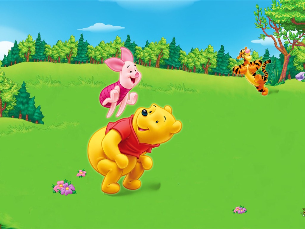 Walt Disney Zeichentrickfilm Winnie the Pooh Tapete (2) #23 - 1024x768